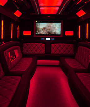 Party bus rentals in Minneapolis