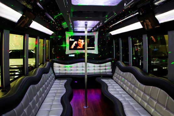 party bus interior