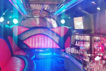 hummer limo rental interior