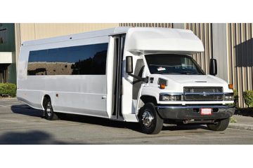 25 passenger party bus exterior