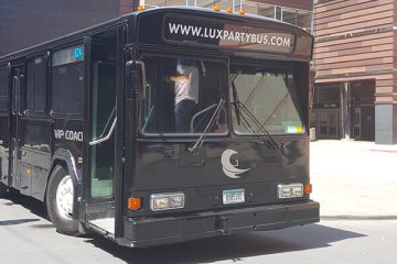 35 passenger party bus interior