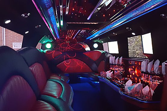 hummer limo interior